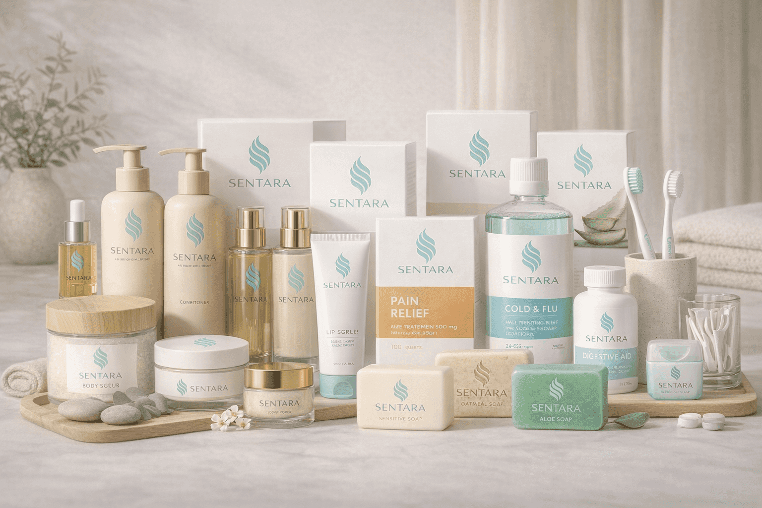 Sentara Labs beauty and personal care products